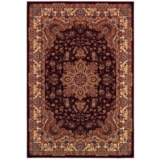 Himalaya Annapurna Antique Cream/ Persian Red Rug (311 x 53