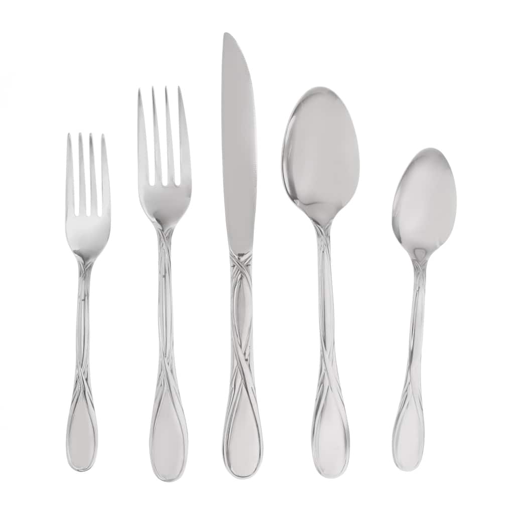Soft Shine Stainless 20-piece Flatware