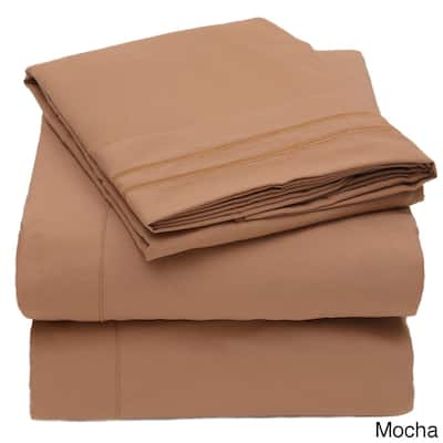 Embroidered 4-piece Bed Sheet Set