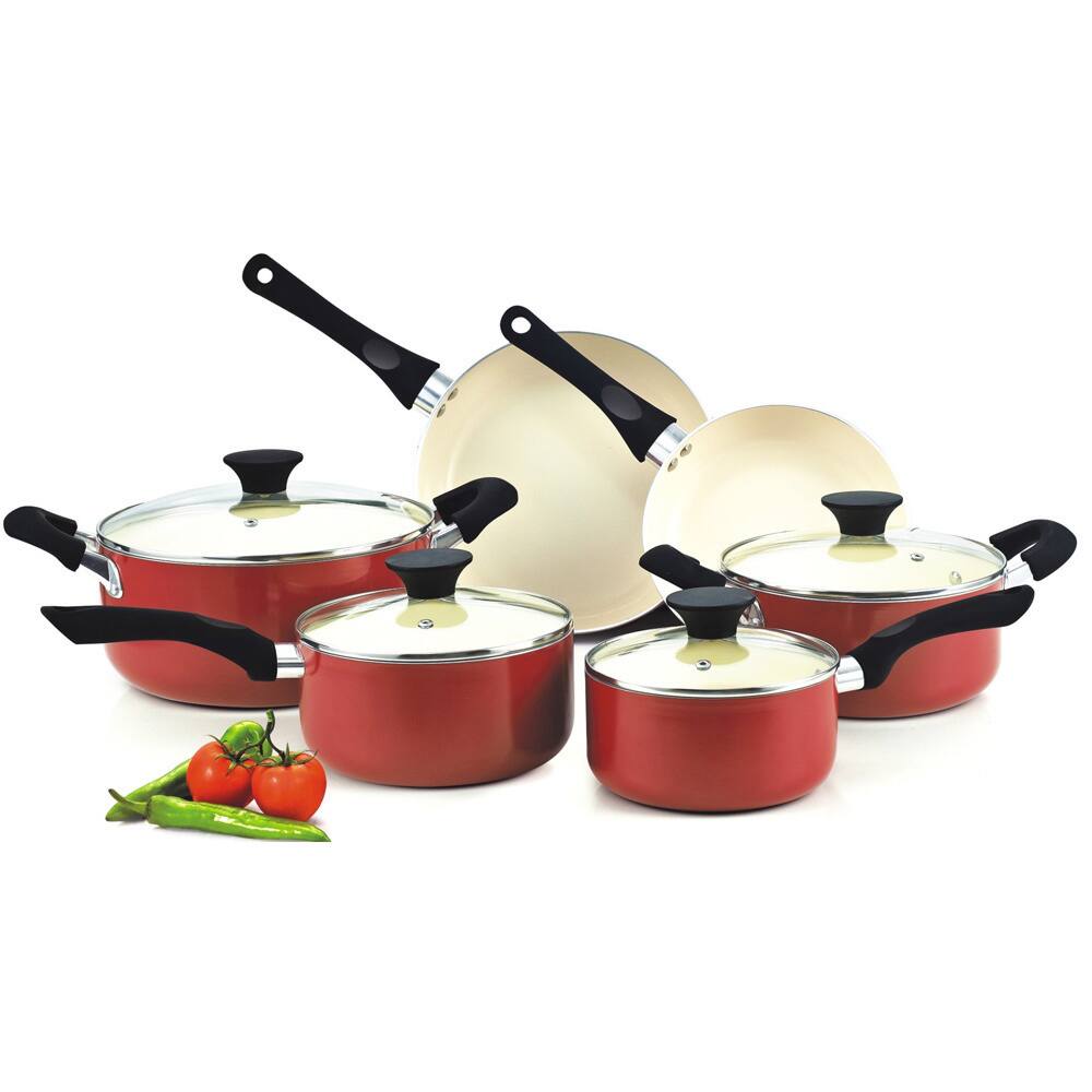 Cook N Home 10-Piece Nonstick Ceramic Coating Cookware Set