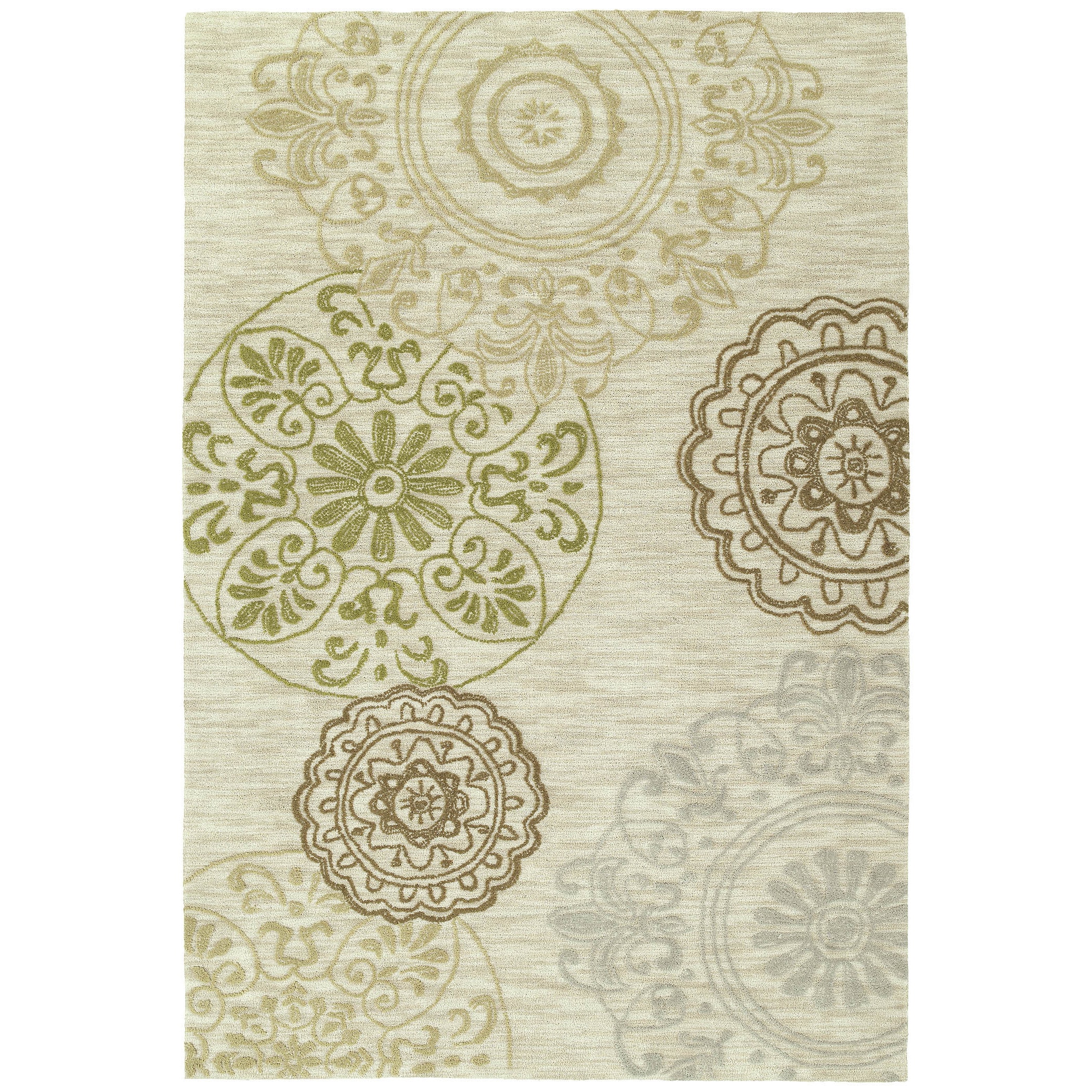 Copia Sand Suzani 8x10 Polyester Rug