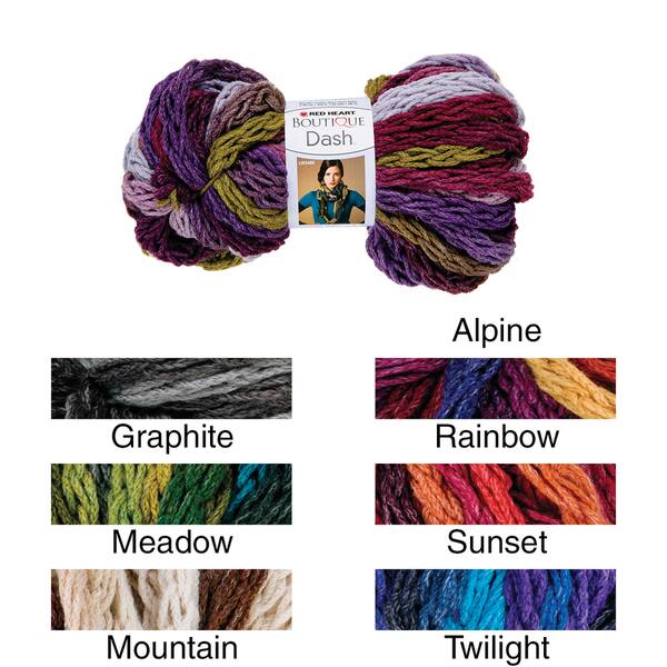Red Heart Boutique Dash Yarn | Overstock.com Shopping - The Best Deals ...