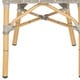 preview thumbnail 7 of 6, SAFAVIEH Dining Rural Woven Barrow Grey Indoor/ Outdoor Stackable Dining Chairs (Set of 2) - 18" x 21.7" x 35"