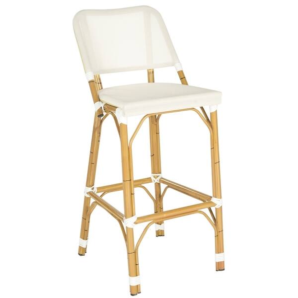 Safavieh Deltana Beige 30 Inch Bar Stool 17 X 20 X 41 3 Overstock 8540561