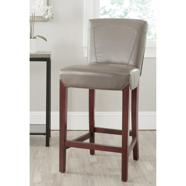 Ken Clay Bi cast Leather Bar Stool