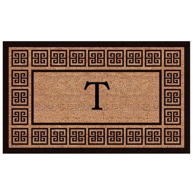 The Grecian Extra thick Monogrammed Doormat (2 X 3)