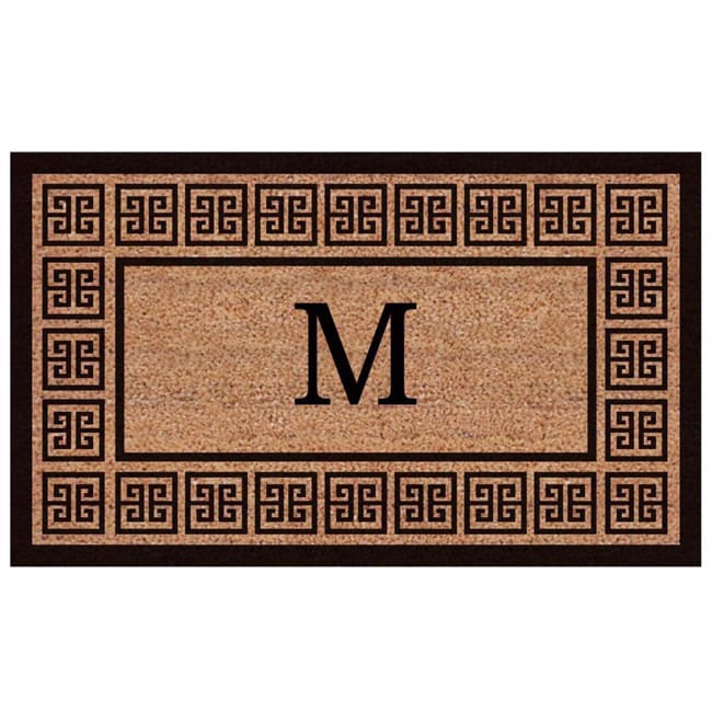 The Grecian Extra thick Monogrammed Doormat (2 X 3)