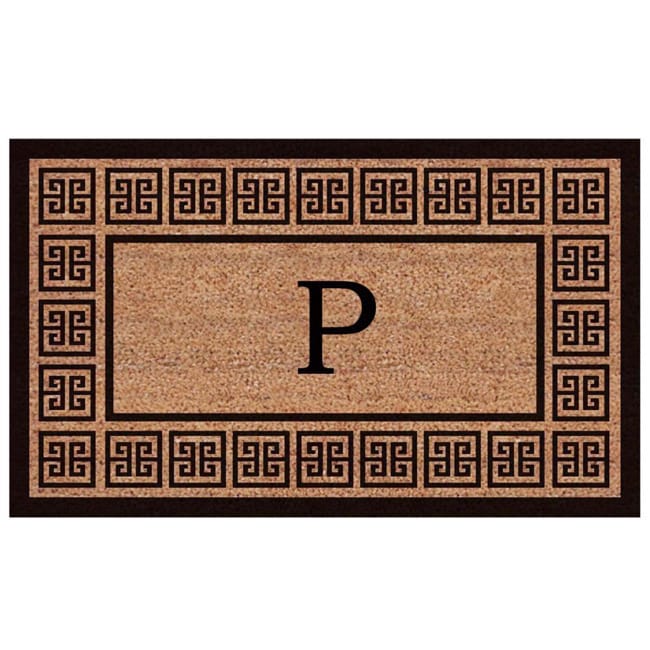 The Grecian Extra thick Monogrammed Doormat (2 X 3)