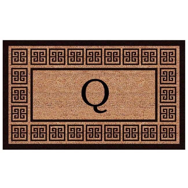 The Grecian Extra thick Monogrammed Doormat (2 X 3)