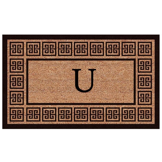 The Grecian Extra thick Monogrammed Doormat (2 X 3)