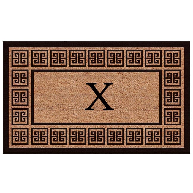 The Grecian Extra thick Monogrammed Doormat (2 X 3)