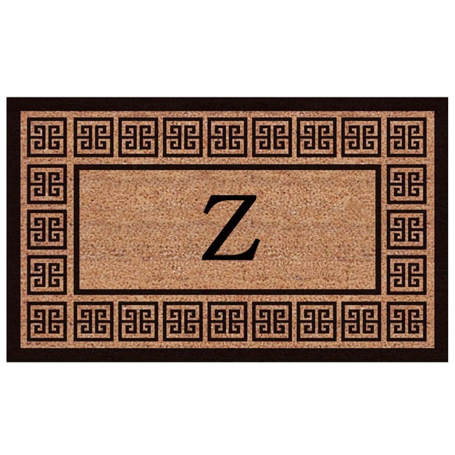 The Grecian Extra thick Monogrammed Doormat (2 X 3)