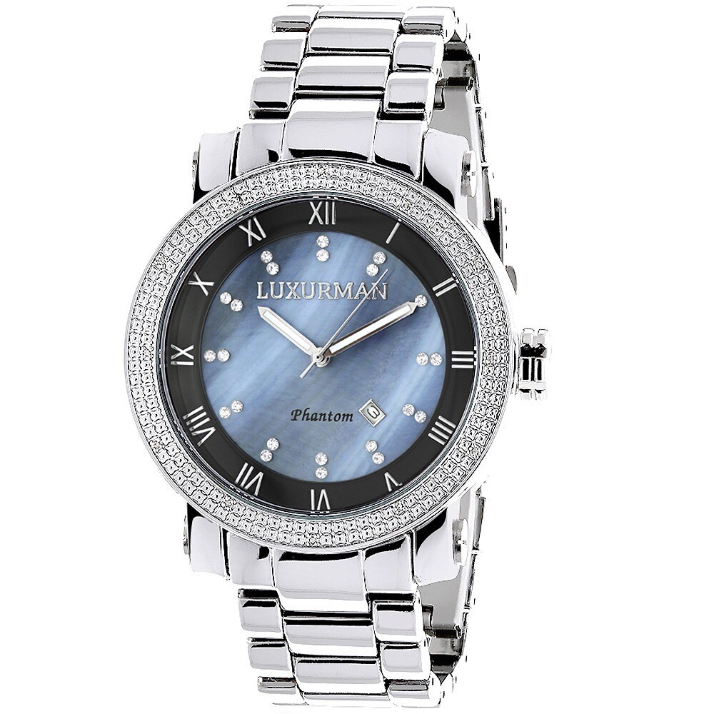 blue mother of pearl watch