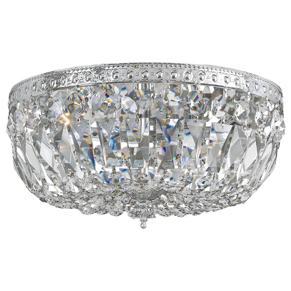 Richmond 3-light Chrome Flush Mount