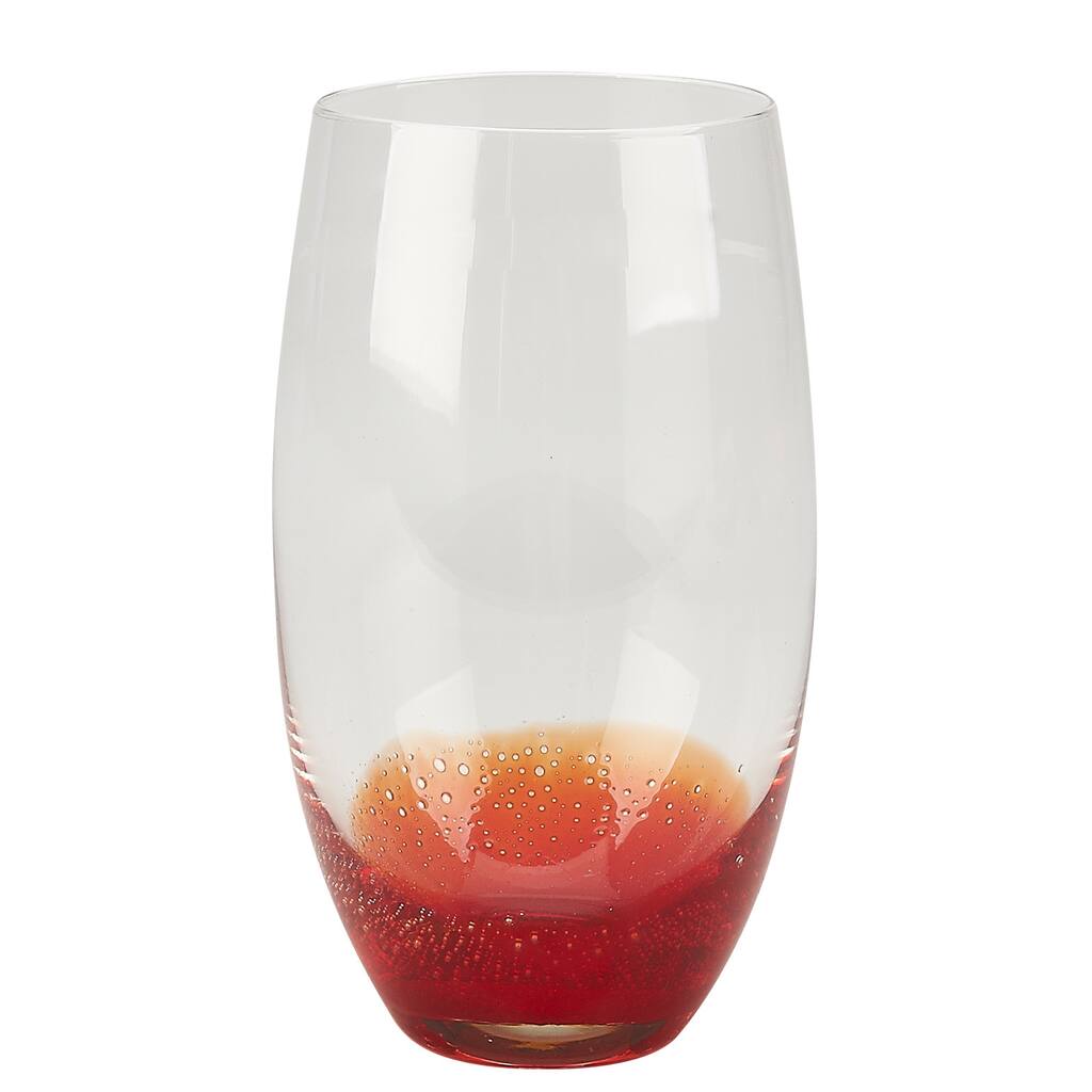 IMPULSE! Nassau Red Highball Glasses (Set of 4)