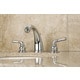 preview thumbnail 1 of 0, Victorian Chrome Widespread Double Handle Bathroom Faucet
