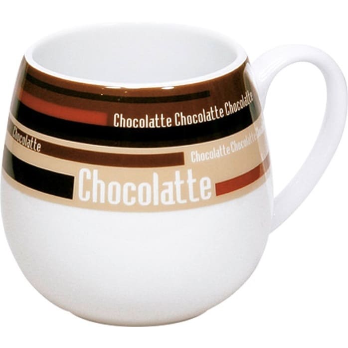 Konitz Snuggle Mugs Choco Stripes Brown (set Of 2)