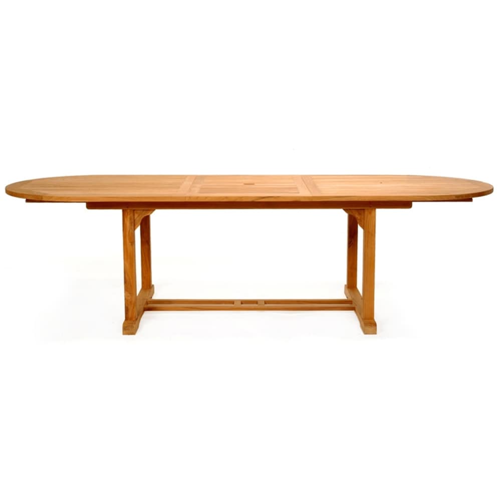 96 inch Grade A Teak Oval Dining Table