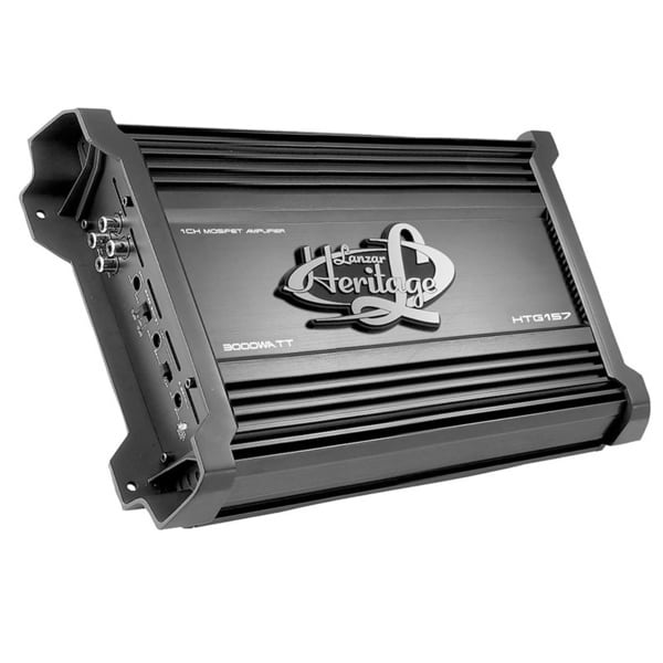 Lanzar HTG157 3000 Watt 2 Ohm Mono Block Mosfet Amplifier (Refurbished) Lanzar Car Amplifiers