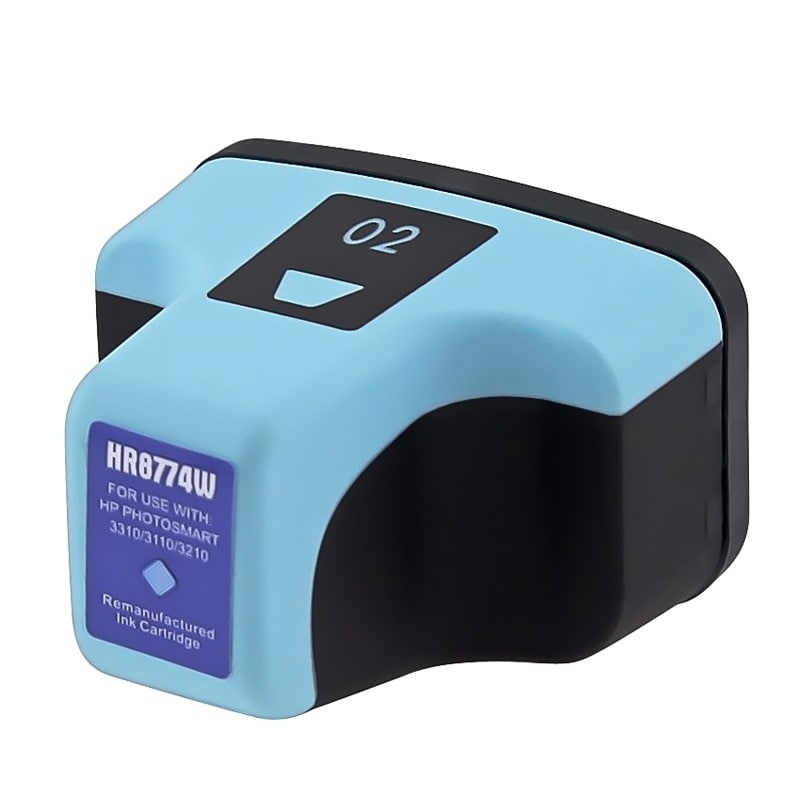 Hp 02 Light Cyan Ink Cartridge (remanufactured)