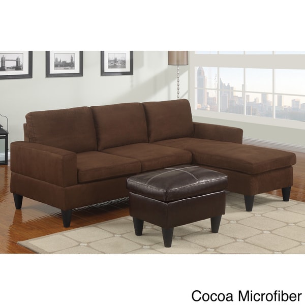 Reversible AllinOne Sectional Sofa  Free Shipping Today  Overstock.com  15825197