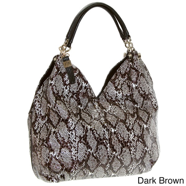 Shop Buxton Margaret Leather Hobo - Free Shipping Today - Overstock.com ...
