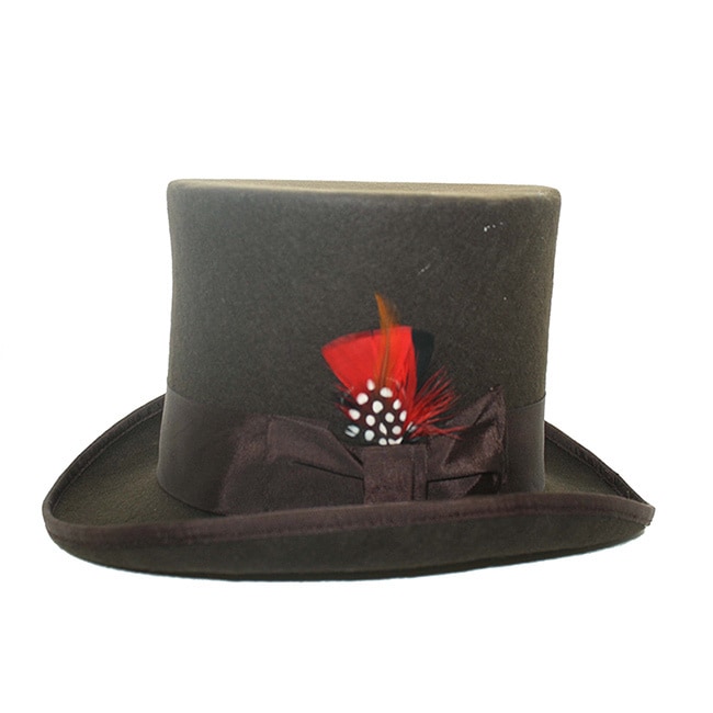 Ferrecci Ferrecci Mens Brown Top Hat Other Size S