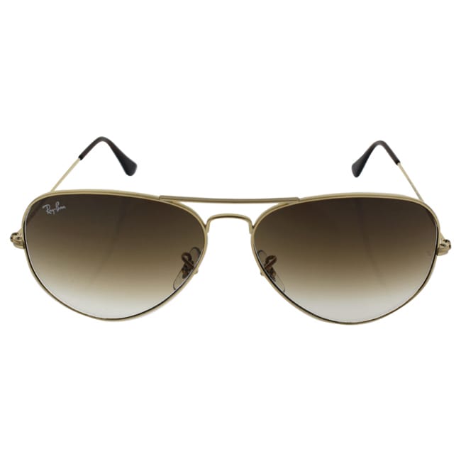 Ray ban Rb3025 Unisex Shiny Gold Metal Aviator Sunglasses