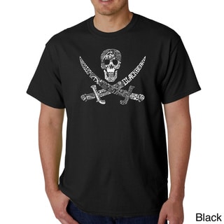 Shop Los Angeles Pop Art Men's Pirate Flag Jolly Roger T-shirt ...