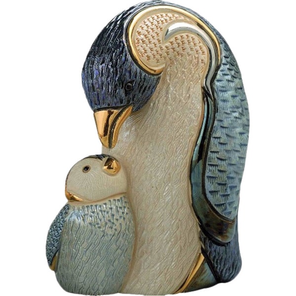 DeRosa Penguin with Baby Figurine (Uruguay)