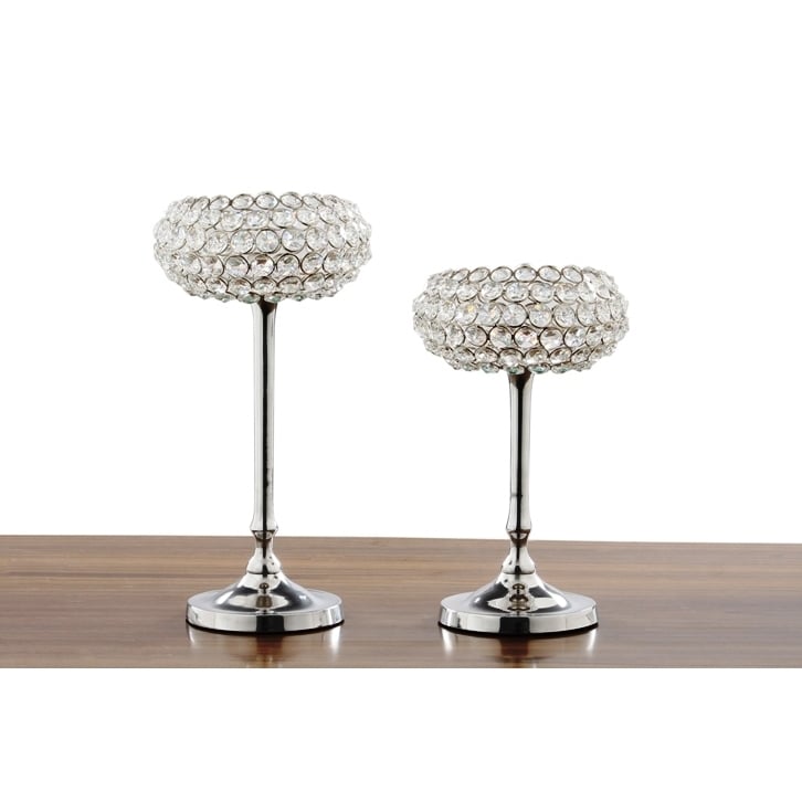 Crystal Candle Holder (set Of 2)