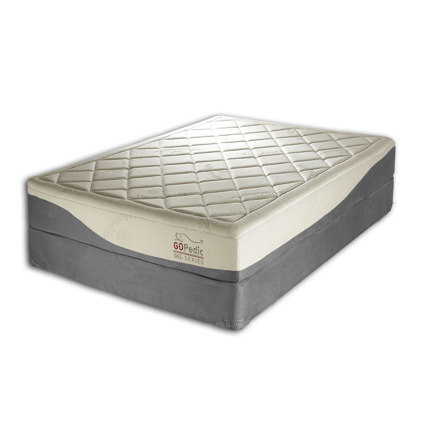 Go Pedic 10 inch Twin size Gel Memory Foam Mattress