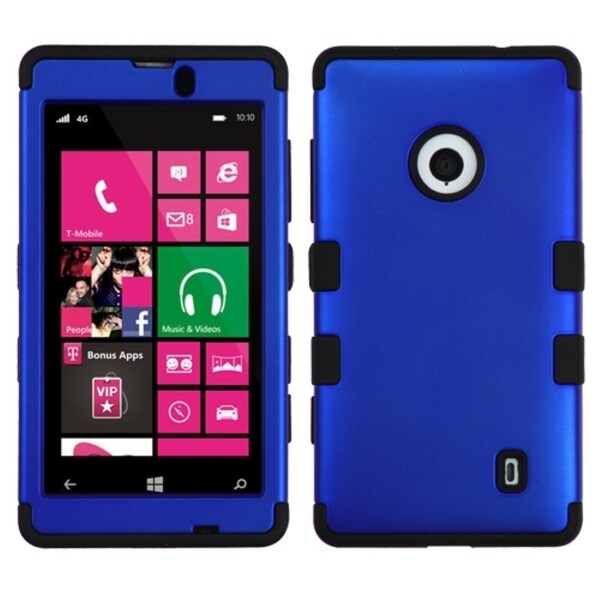 BasAcc Titanium Dark Blue/ Black TUFF Hybrid Case for Nokia Lumia 521 BasAcc Cases & Holders