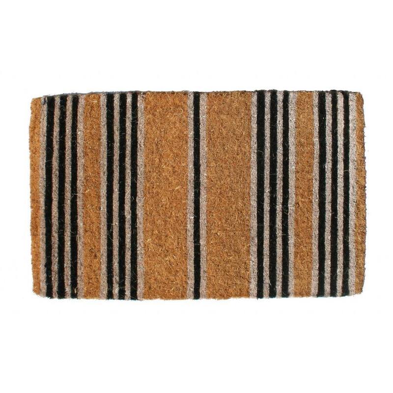 Black Striped Doormat - Black Striped Doormat