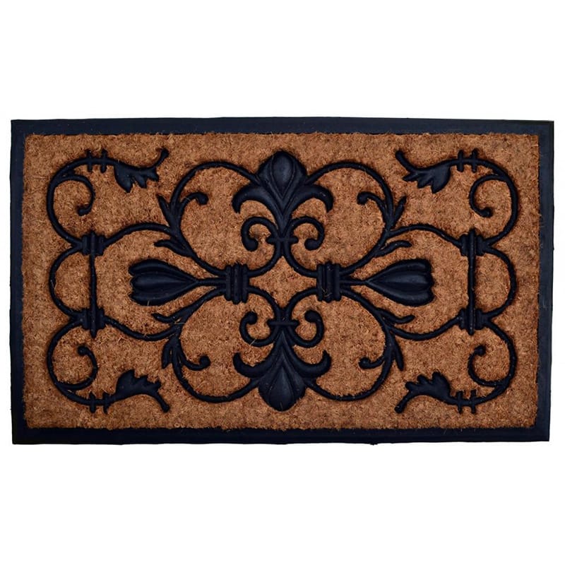 Brigoder Square Coir/ Rubber Door Mat