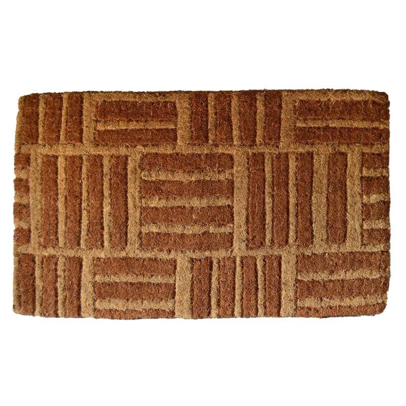 Criss Cross Coir Door Mat - Door Mat