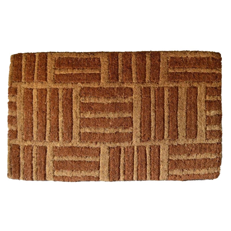 Criss Cross Coir Door Mat - Door Mat