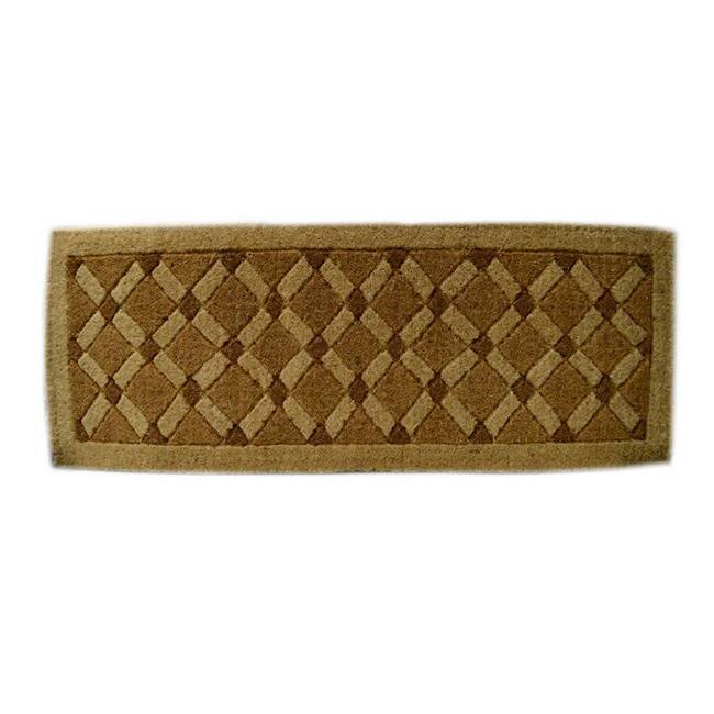 Cross Board 48-inch Coir Door Mat
