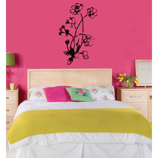 Beautiful Flowers Vinyl Wall Decal Shopping The Best