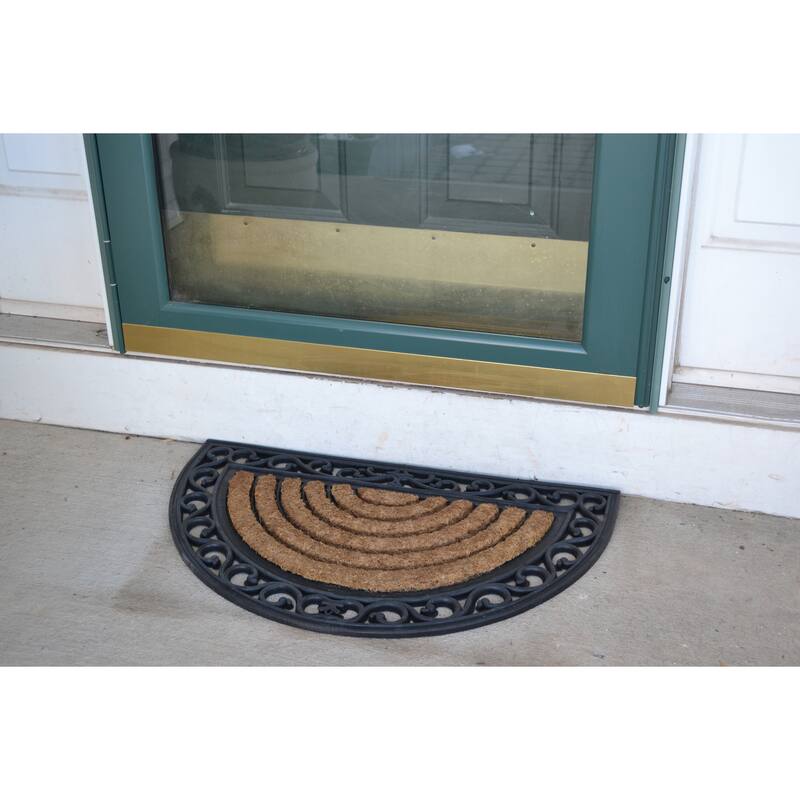 Half Round Grill Coir Door Mat - Door Mat