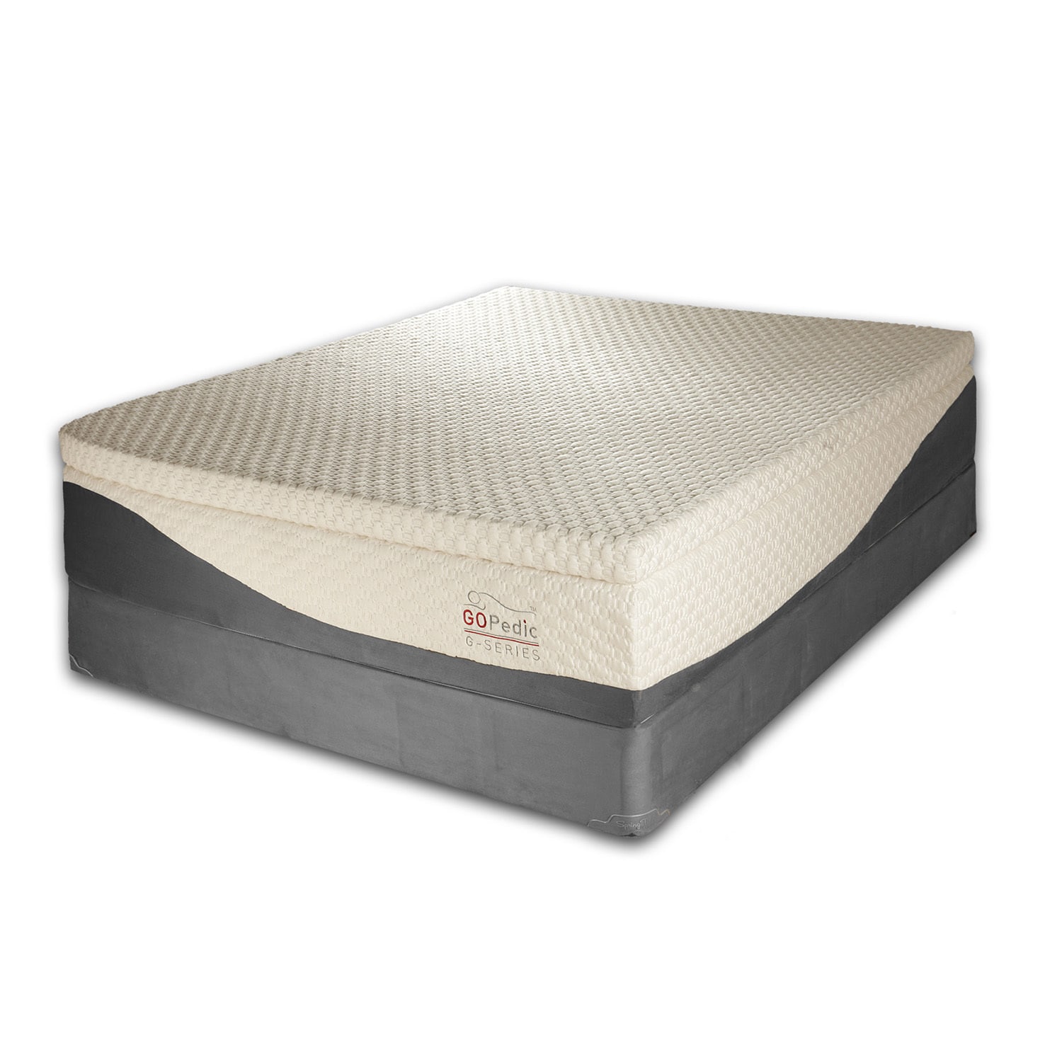 Go Pedic 14 inch Queen size Gel Memory Foam Mattress