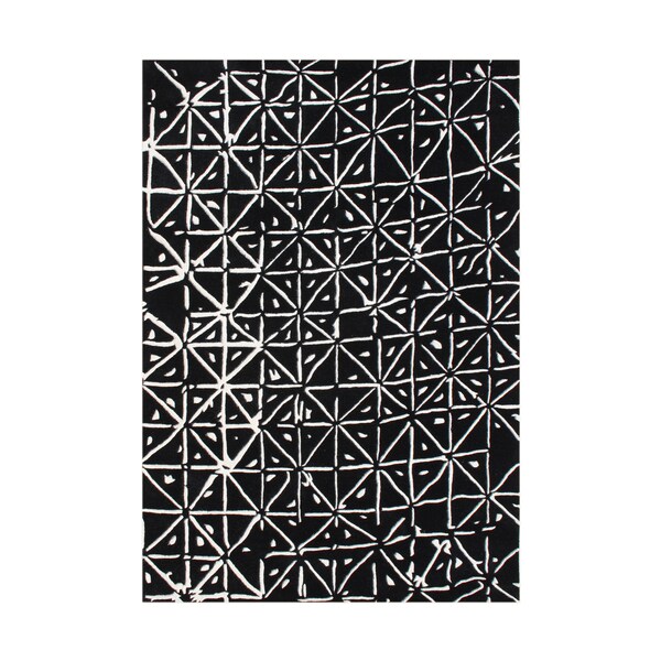 Handmade Alliyah Tufted Strawberry Pink Blended Wool Rug (5' x 8') - 5' x 8'