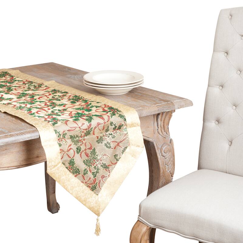 Printed Christmas Table Runner