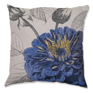 Shop Dark Blue Rose 18-inch Throw Pillow - Free Shipping On Orders Over ...
