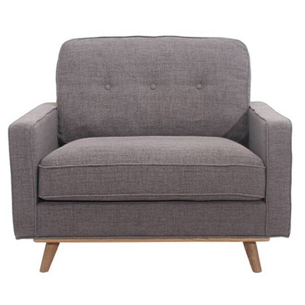 davis linen fabric armchair