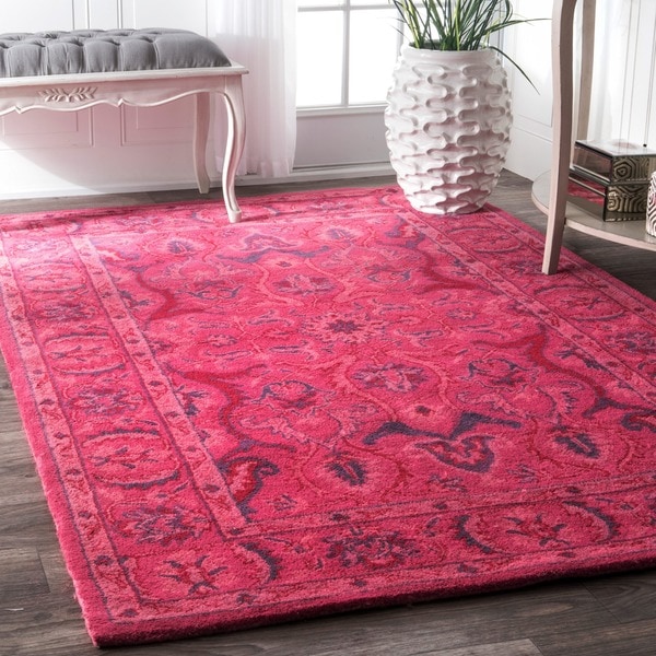 nuLOOM Handmade Persian Overdyed Wool Rug (5' x 8') - 5' x 8'