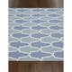 preview thumbnail 2 of 15, Nuloom Flatweave Modern Trellis Wool Area Rug