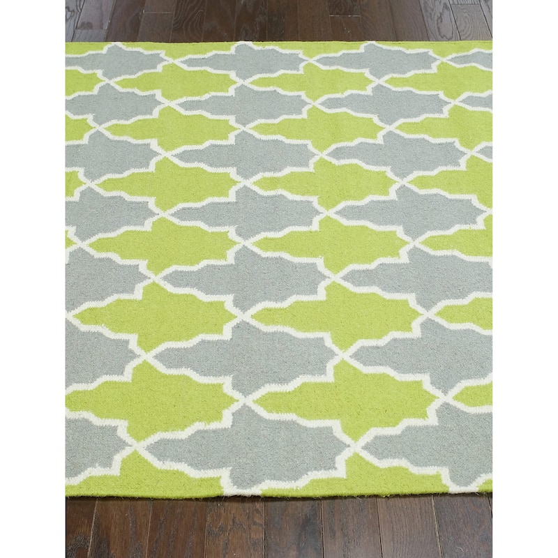 Nuloom Flatweave Modern Trellis Wool Area Rug