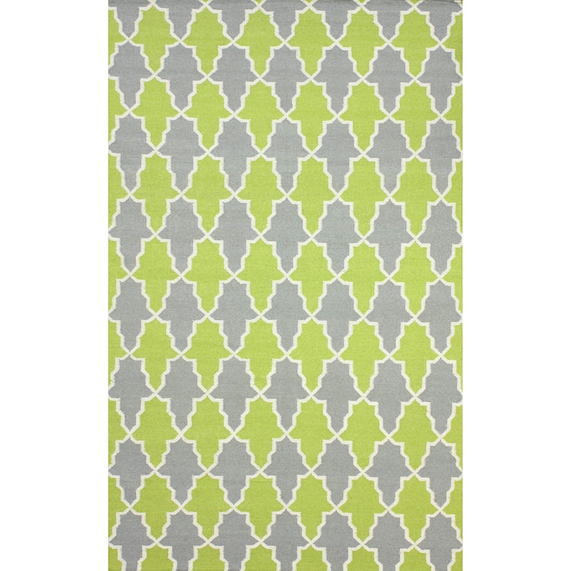 Nuloom Flatweave Modern Trellis Wool Area Rug