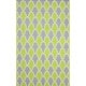 preview thumbnail 4 of 15, Nuloom Flatweave Modern Trellis Wool Area Rug 5' x 8' - Green/Grey